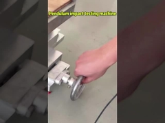 Μηχανή δοκιμής πρόσκρουσης με εκκρεμές με ρυθμιζόμενο ύψος και ταχύτητα πρόσκρουσης για ευέλικτες δοκιμές