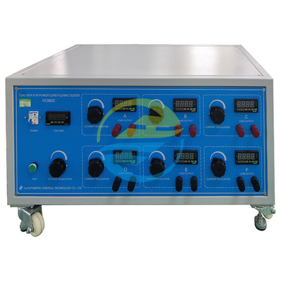 Καλή τιμή Μηχανή κάμψης καλωδίου ισχύος Σύστημα φόρτωσης 6 σταθμών Εξοπλισμός δοκιμής καλωδίων 0-40A Ρυθμίσιμη ακρίβεια ισχύος αμπερόμετρου ± 1% σε απευθείας σύνδεση