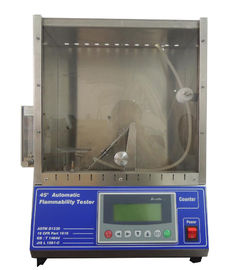 Καλή τιμή EN71 αυτόματος ελεγκτής 220V, 50Hz 0-99.9S ευφλέκτου εξοπλισμού δοκιμής ευφλέκτου 45° σε απευθείας σύνδεση