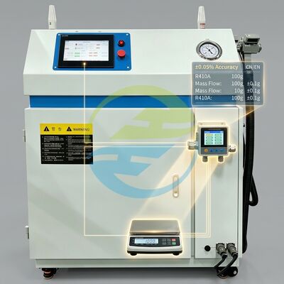 Ποιότητα Refrigerant Filling Equipment Supporting Multi-Refrigerant Precision and MES Traceability εργοστάσιο